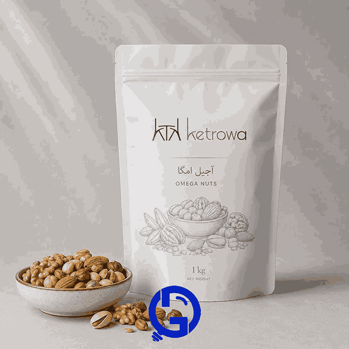 آجیل امگا بسته 1 کیلوگرمی برند کترووا